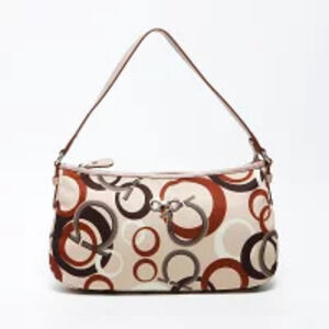 Salvatore Ferragamo Shoulder Bag Logo Beige